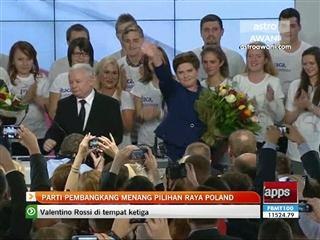 Parti pembangkang menang pilihan raya Poland