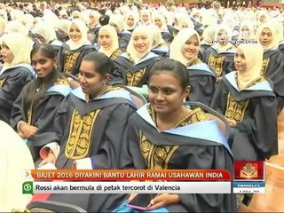 Bajet 2016 diyakini bantu lahir ramai usahawan India