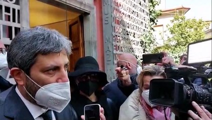 Il presidente della Camera: "Stiamo organizzando un video incontro con Zelensky"