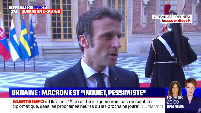 Sommet de Versailles: Emmanuel Macron assure que les discussions conduiront à des décisions historiques pour notre Europe