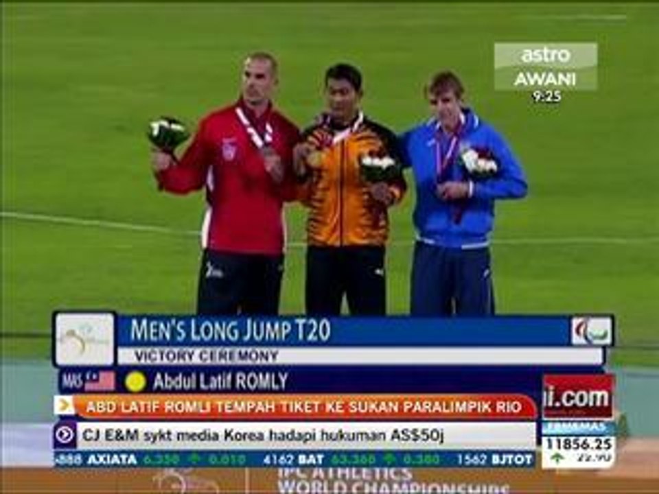 Abd Latif Romli tempah tiket ke Sukan Paralimpik Rio