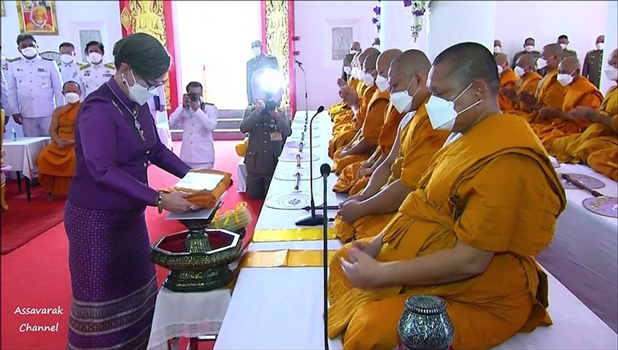 หม่อมหลวงสราลี กิติยากร ผู้แทนพระองค์บำเพ็ญพระกุศลถวายผ้าพระกฐิน วัดพระวรราชาทินัดดามาตุ เพชรบูรณ์