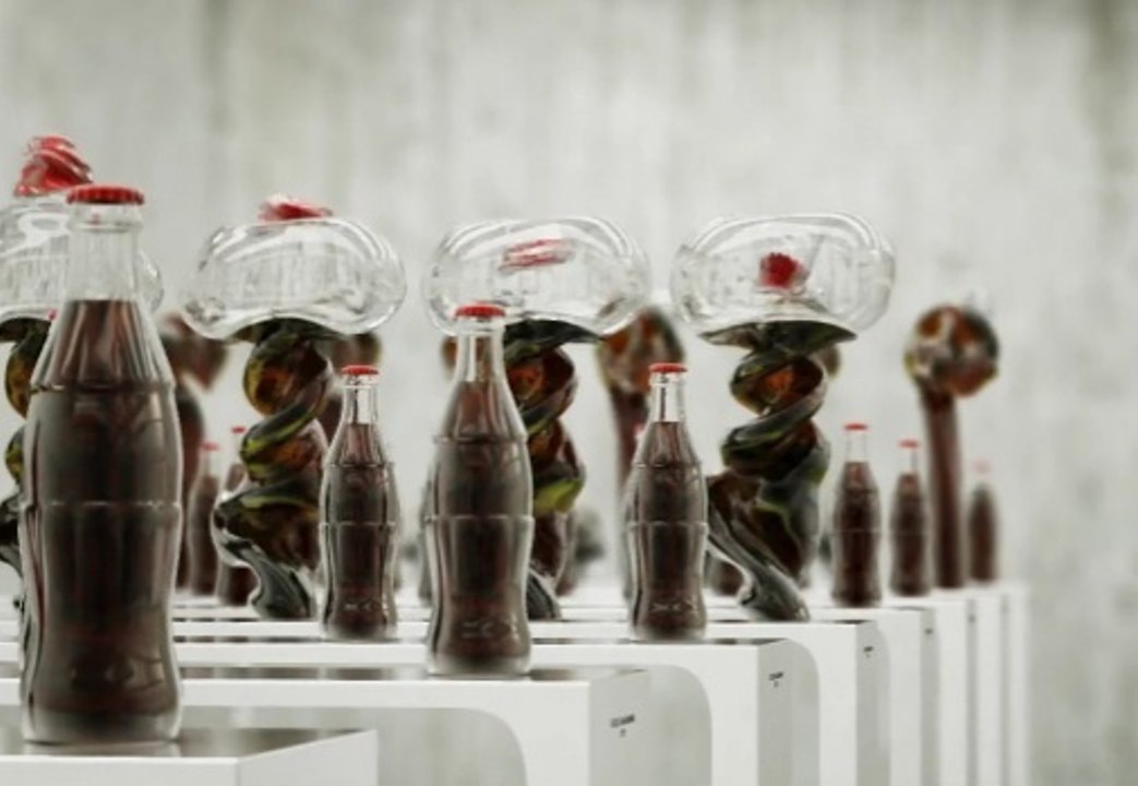 Ces bouteilles de Coca-Cola dansent au rythme de la musique