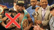 Floyd Mayweather destitué de son titre de champion du monde WBO des welters