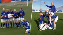 Les Islandais de Stjarnan, les pros des célébrations