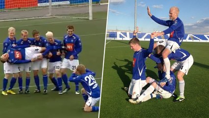 Les Islandais de Stjarnan, les pros des célébrations