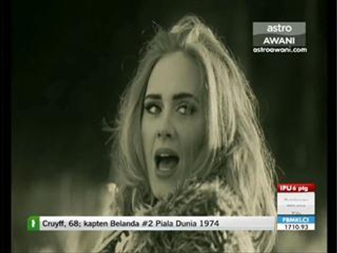 Adele tampil dengan lagu 'Hello'