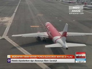 Mendapan tanah bukan punca kebocoran minyak