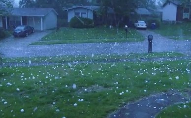 Découvrez une impressionnante tempête de grêle aux Etats-Unis!