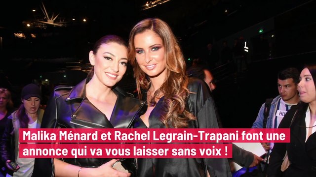 Malika Ménard et Rachel Legrain-Trapani font une annonce qui va vous laisser sans voix !