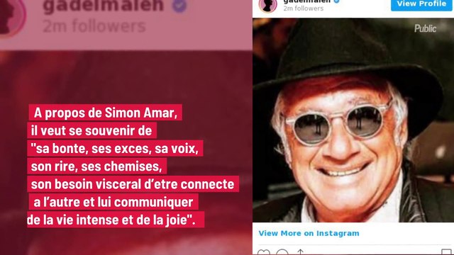 Laeticia Hallyday réconforte un Gad Elmaleh en deuil...