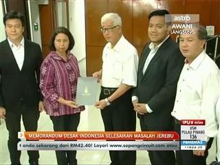 Memorandum desak Indonesia selesaikan masalah jerebu
