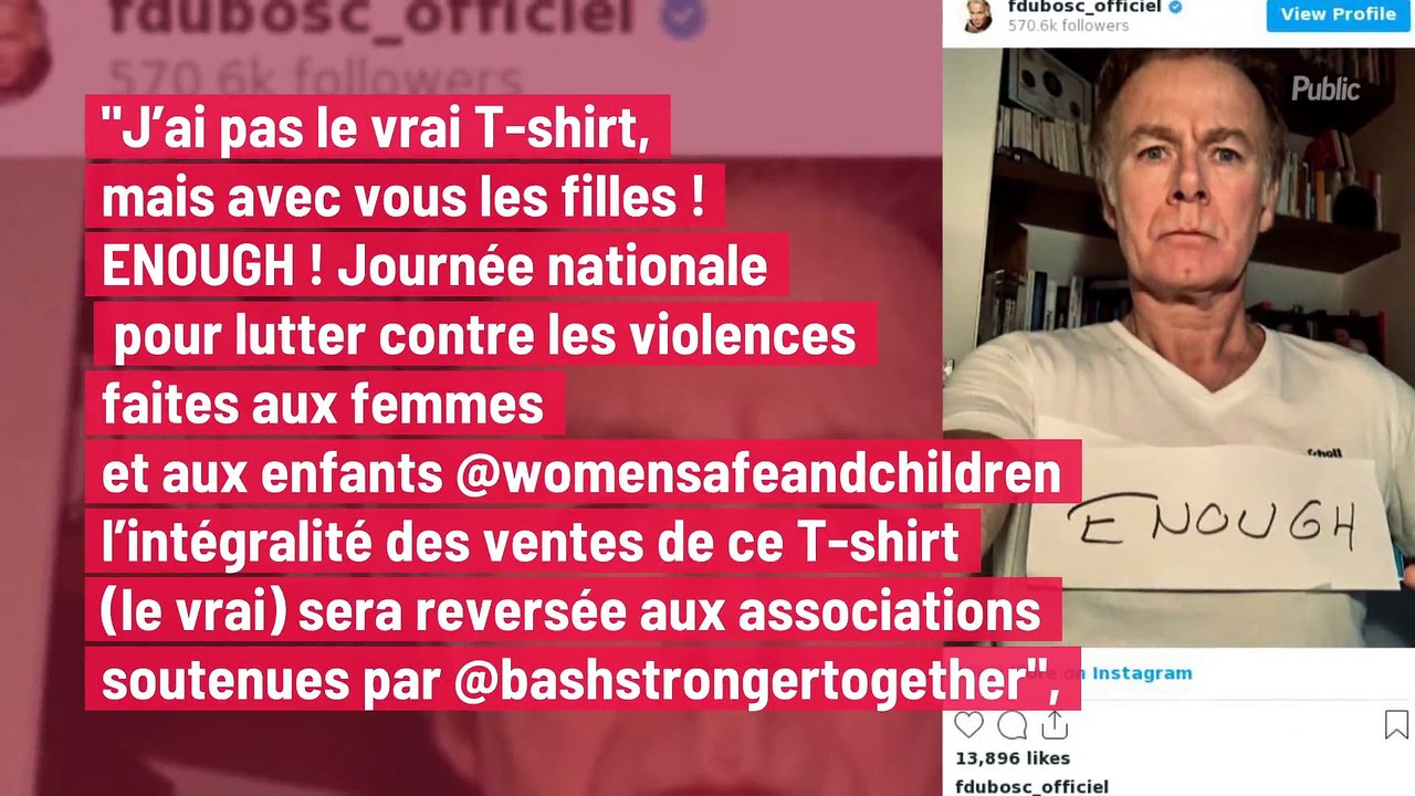 "Ça suffit !"... ces images que Franck Dubosc ne veut plus voir
