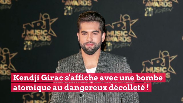 Kendji Girac s'affiche avec une bombe atomique au dangereux décolleté !