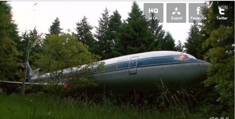 Sa maison est un Boeing 727 !