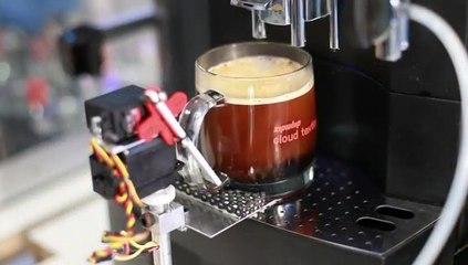 Cette machine à expresso fonctionne à distance via un sms