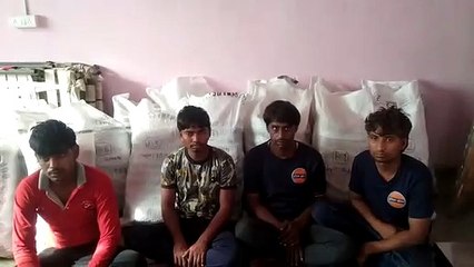 Ganja was being taken from Visakhapattan to Bhilwara on the pretext of granite stone