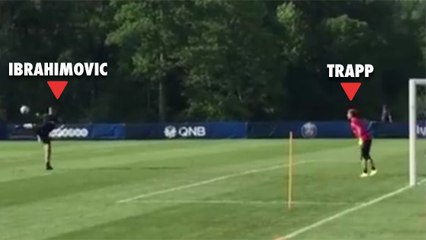 Zlatan Ibrahimovic souhaite la bienvenue à Kevin Trapp