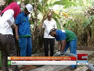 Tangki septik perlu dikosongkan mengikut jadual