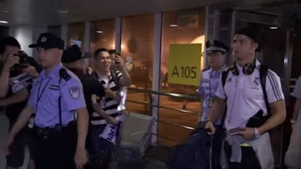 Cristiano Ronaldo provoque l'hystérie des Chinois à son arrivée