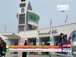 Peniaga di Jeti Lumut harap jerebu segera berakhir