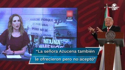 AMLO ahora señala a Azucena Uresti por supuesta contratación en Latinus; reacciona a la "mentira"