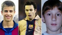 Messi, Iniesta, Piqué... Découvrez les joueurs du FC Barcelone lorsqu'ils étaient jeunes
