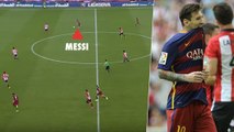 Lionel Messi a failli inscrire le but de l'année lors du match Athletic Bilbao - FC Barcelone