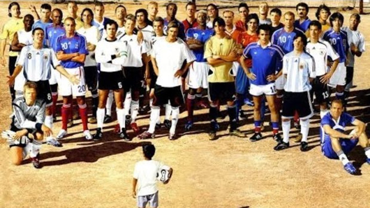 Quand Zidane, Kaka, Platini et Messi jouaient ensemble dans une pub