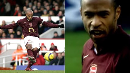 Quand Thierry Henry marquait un coup franc d'anthologie avec Arsenal