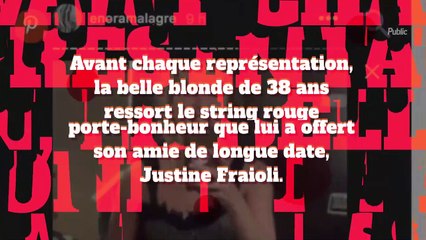 Enora Malagré s'affiche fièrement avec son string rouge !