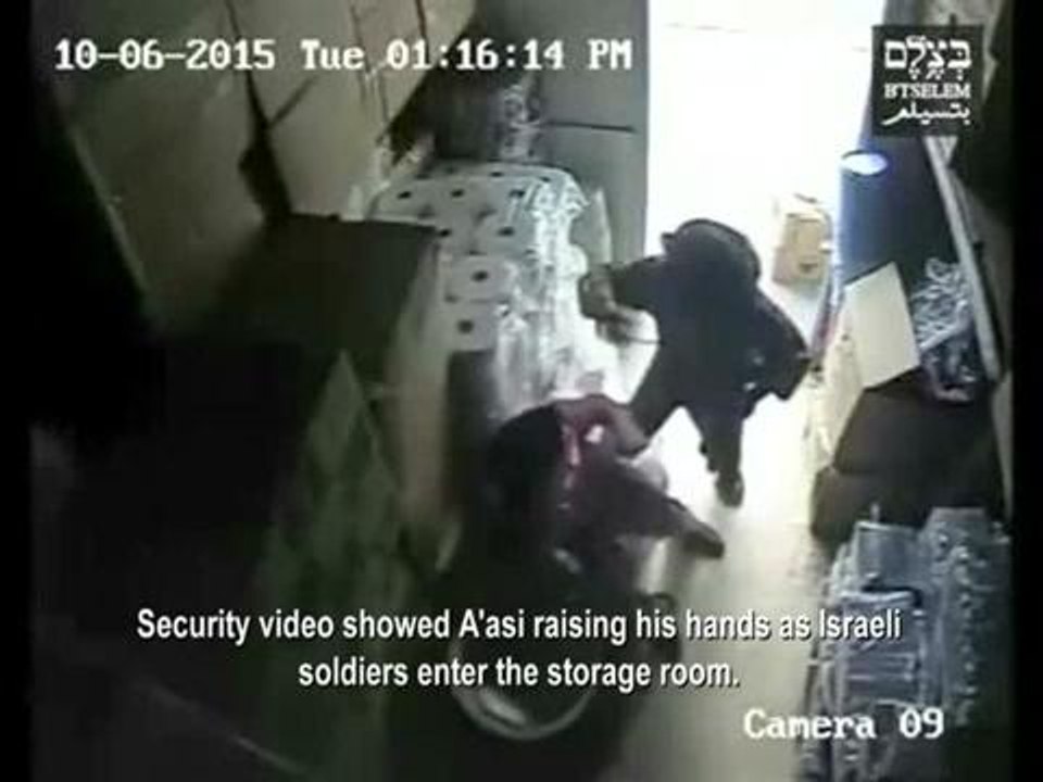 Video appears to show Israeli troops beating Palestinian