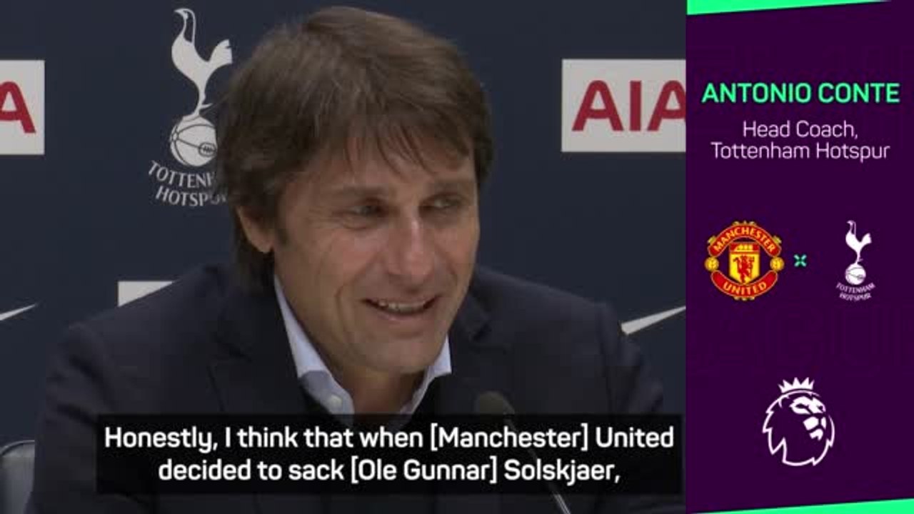 Conte happy at Spurs amid United links