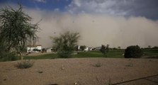 Une impressionnante tempête de sable capturée en time-lapse