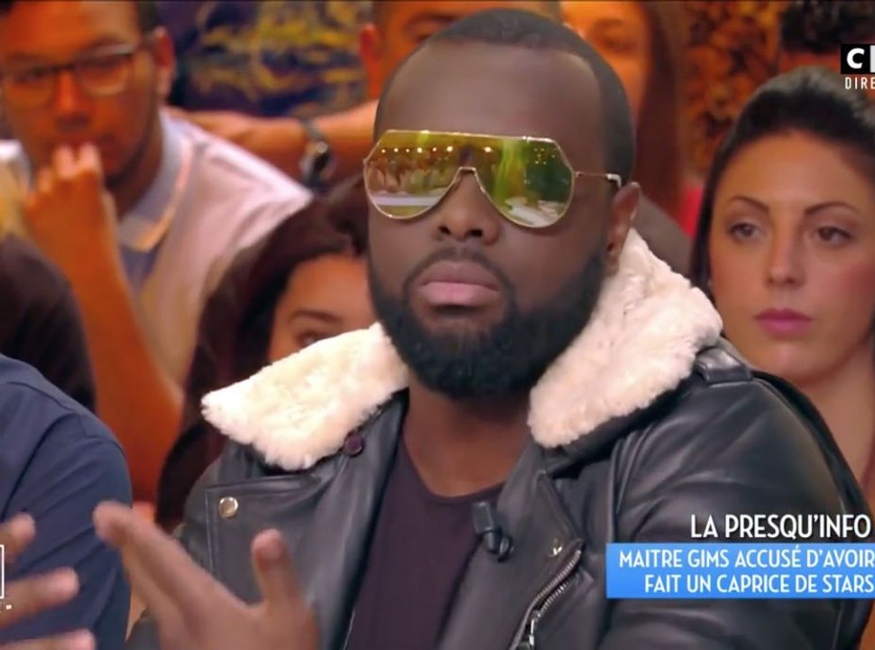 Maître Gims : accusé d’avoir fait un caprice de stars, il répond dans TPMP