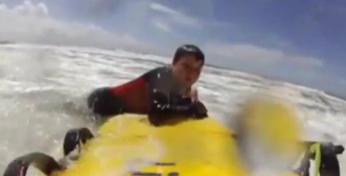 Grande-Bretagne : une caméra filme le sauvetage d'un enfant en pleine noyade