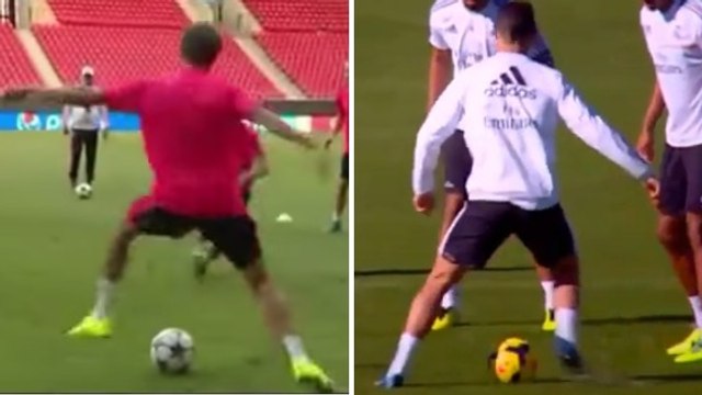 Thomas Müller imite Cristiano Ronaldo à l'entraînement