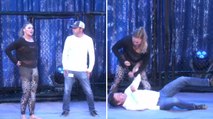 Ronda Rousey détruit un gars sur le plateau d'Ellen de DeGeneres