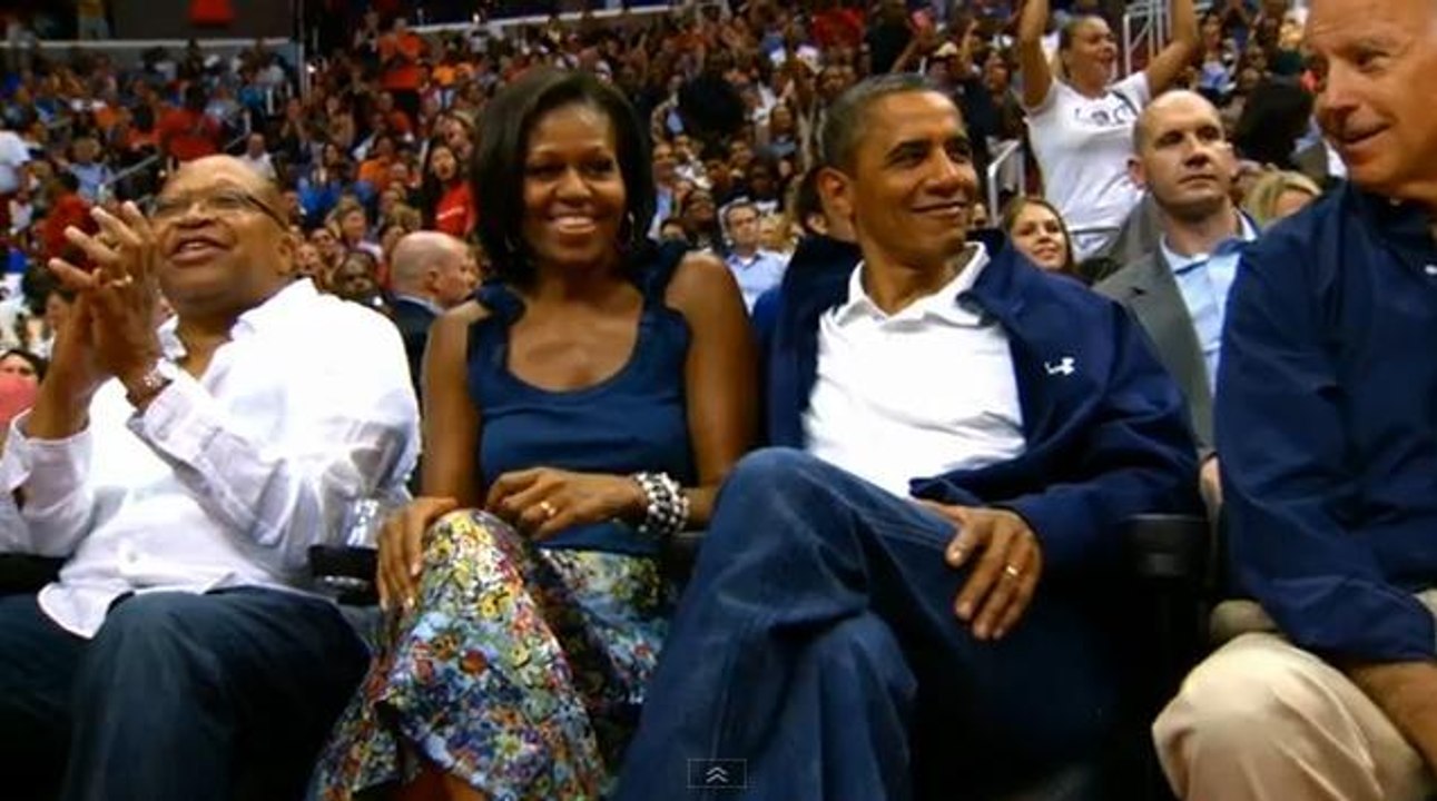Basket : Barack Obama impressionné par le dunk de LeBron James