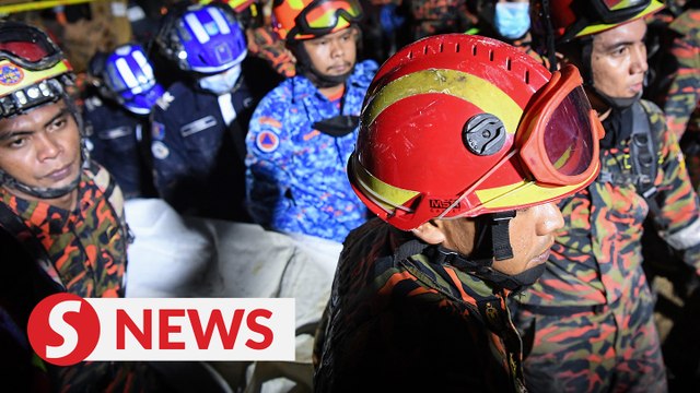 Two of five victims die in Ampang landslide, search continues