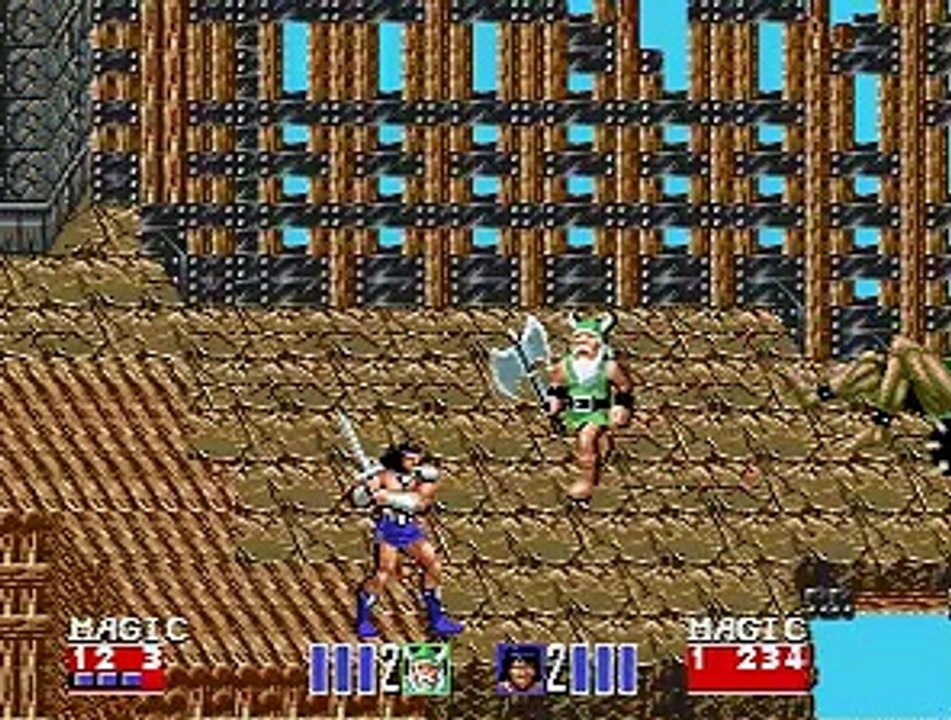 Golden Axe II online multiplayer - megadrive