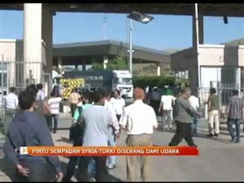 Pintu sempadan Syria-Turki diserang