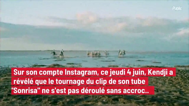 Kendji Girac : le tournage de son clip vire au cauchemar, un cheval l'éjecte violemment...