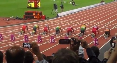 JO 2012 : Il est arrêté après avoir lancé une bouteille lors de la finale du 100 m