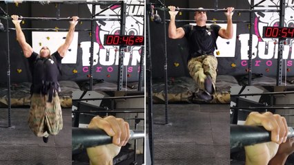 Nouveau record : Steven Proto fait des tractions en portant un sac à dos de 45 kilos