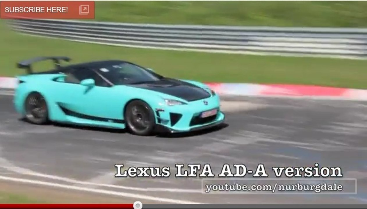 Le mystère autour de la Lexus LFA grandit encore