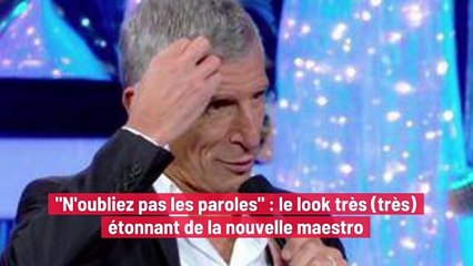 "N'oubliez pas les paroles" : le look très (très) étonnant de la nouvelle maestro.