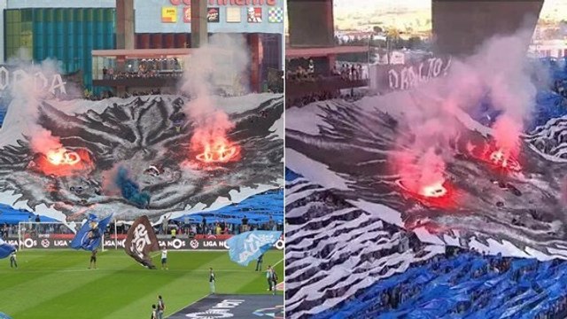 FC Porto - Benfica : l'incroyable tifo des Dragões