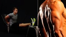 Exercice musculation triceps : comment faire des dips entre deux chaises en vidéo