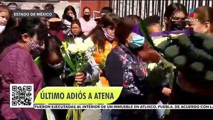 Despiden a Atena, menor asesinada a unos metros de su casa en el Edoméx